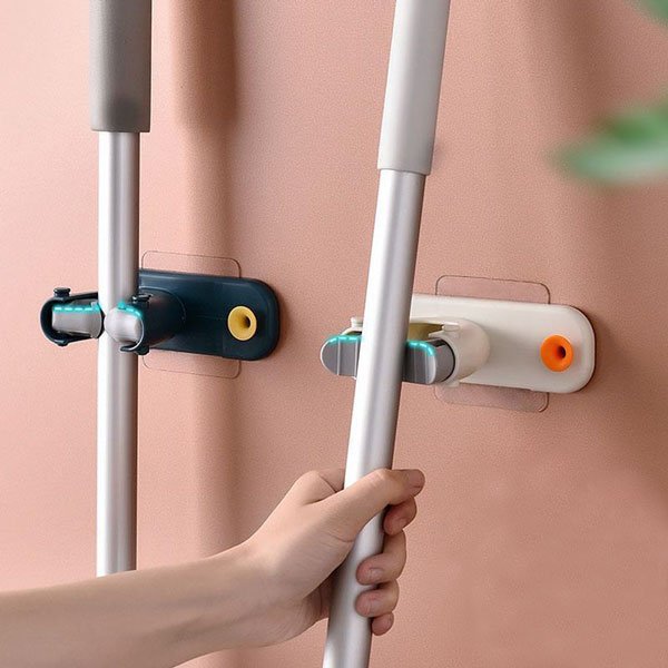 Nástenný držiak na MOP (4PCS) - Mopy 1+1 GRATIS