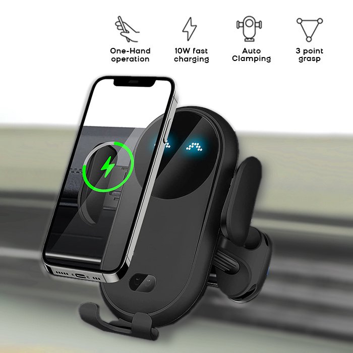 Bezdrôtová nabíjačka a držiak telefónu – Chargy
