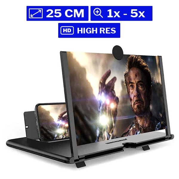 3D ZVAČŠOVAČ PRE OBRAZOVKY MOBILNÝCH TELEFÓNOV - Amply