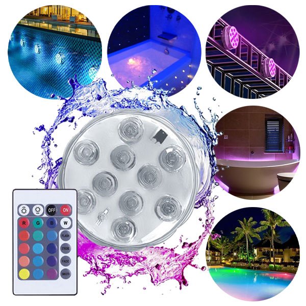 VODOTESNÉ LED SVETLÁ (4 ks) - Poollights