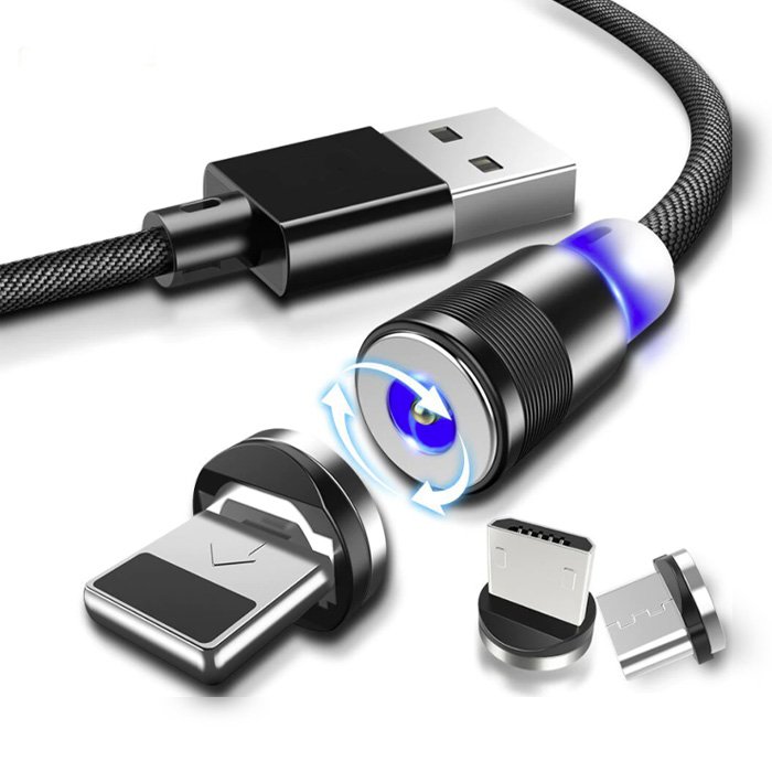 Univerzálny magnetický nabíjací kábel 3 v 1