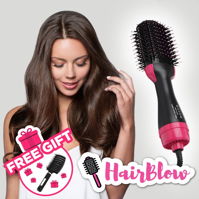 Kefa na sušenie vlasov 2 v 1 + Hrebeň na vlasy GRATIS