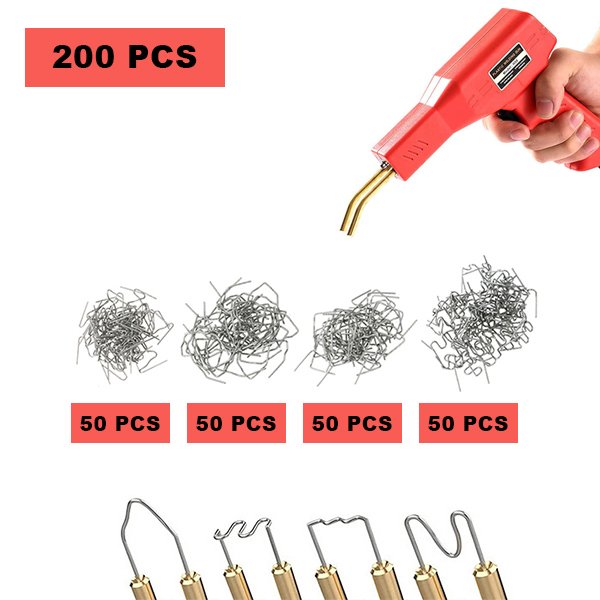 4 druhy sponiek - 200 kusov – Weldystaple