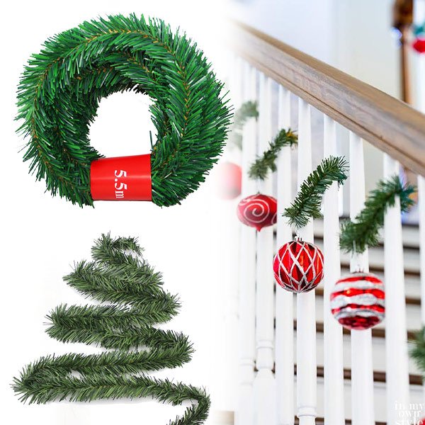 Viánočný veniec z borovice, 5.5 m - Garland