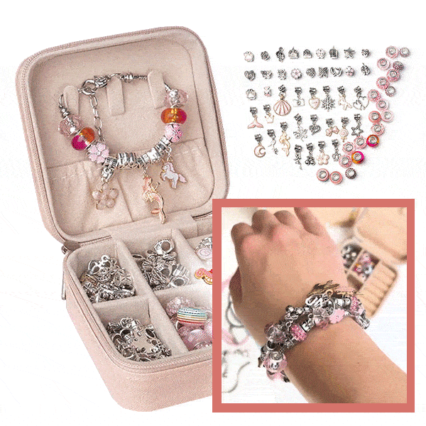 Sada na výrobu náramkov - Charmy