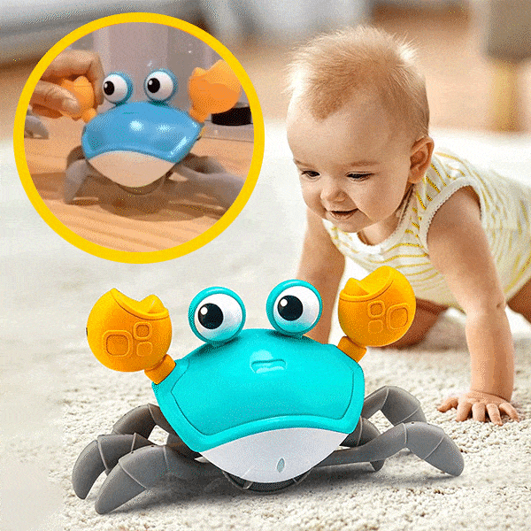 Interaktívna plazivá hračka s hudbou a svetlami - Craby