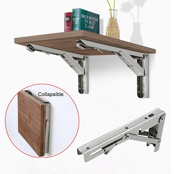 Skladateľný držiak na poličky (2 + 2 GRATIS) - Foldy