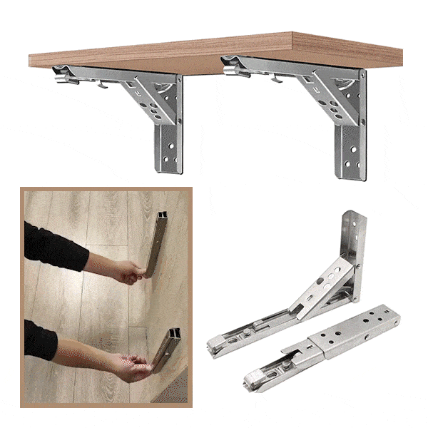 Skladateľný držiak na poličky (2 kusy) - Foldy