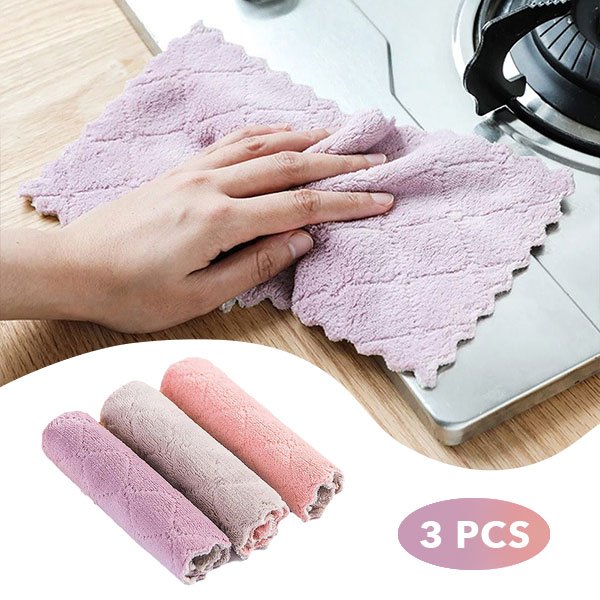 Kuchynská utierka z mikrovlákien (3 kusy) - Cleany