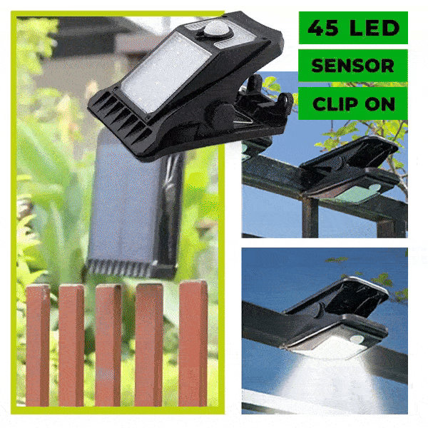 Solárne svetlo na klipe - Sunclip