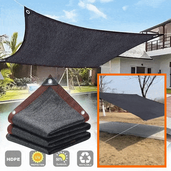 Ochranná sieť proti slnku, 3 x 3 m - Shadenet