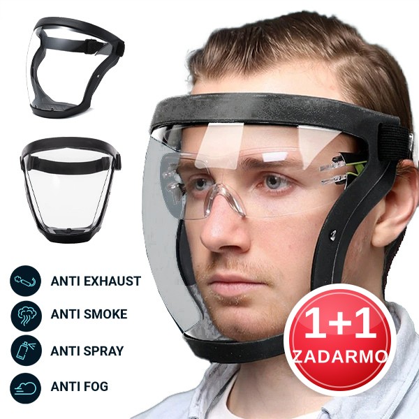 Ochranná pracovná tvárová maska - Promask (1 + 1 ZADARMO)